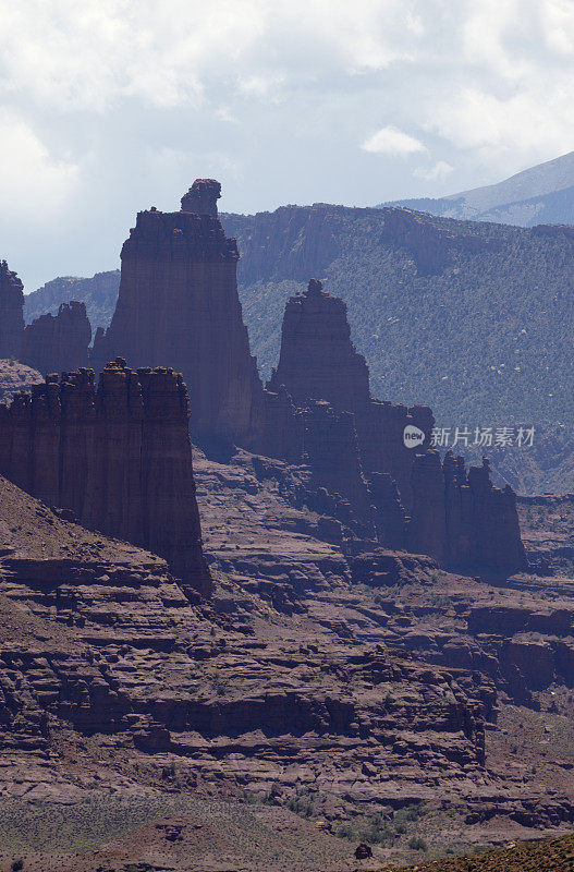 Fisher Towers，犹他州，美国